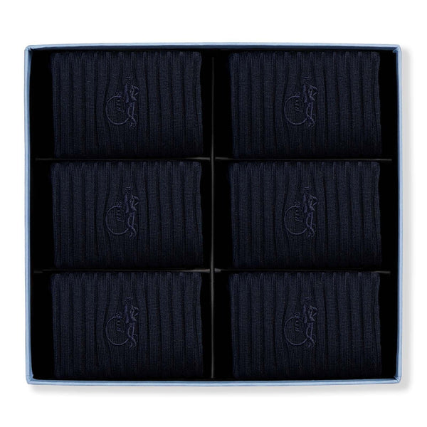 london sock company Simply Navy 6-Pair Box