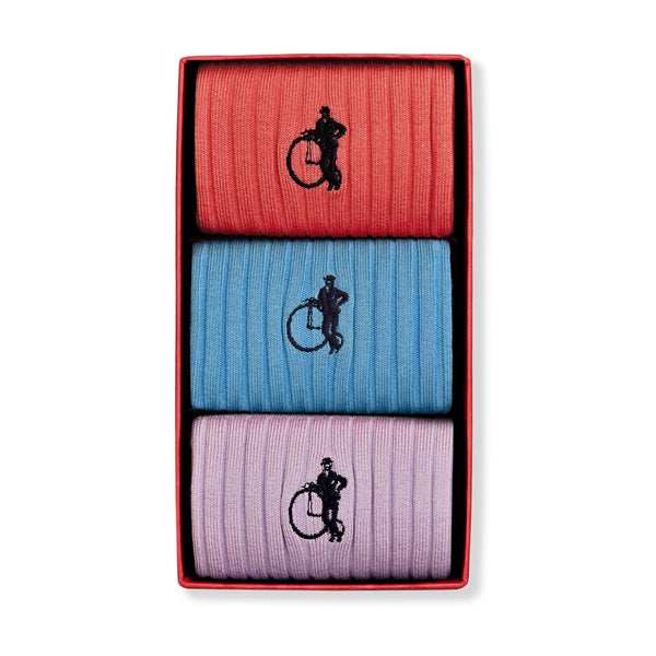 london sock company Simply Pastels III 3-pair box