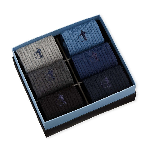 London Sock Company Simply Staples 6-Pair Box