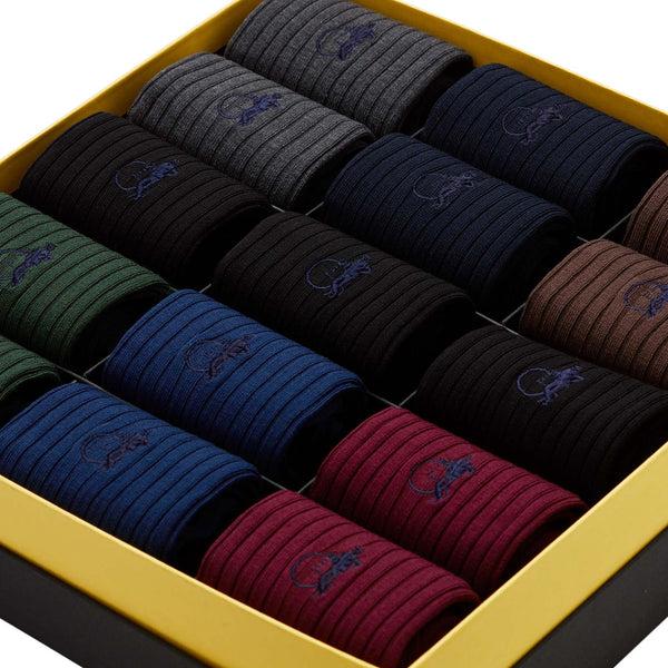 London Sock Company Simply Traditional 15-Pair Box