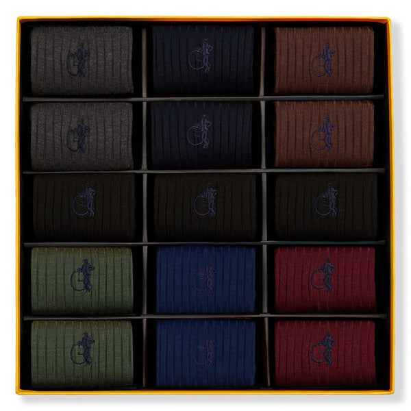 london sock company Simply Traditional 15-Pair Box