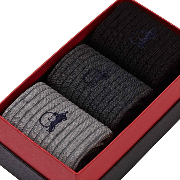 London Sock Company Simply Traditional 3-Pair Box