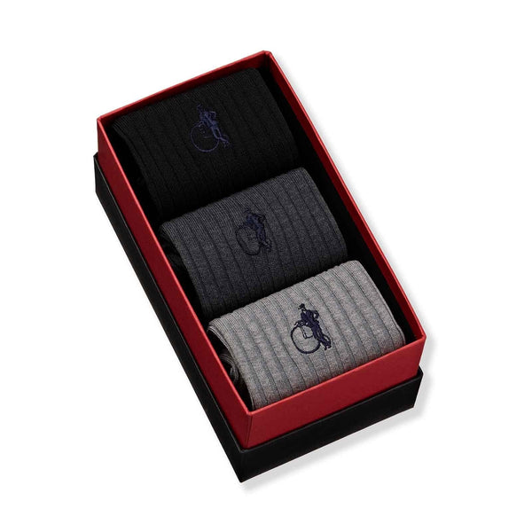 London Sock Company Simply Traditional 3-Pair Box