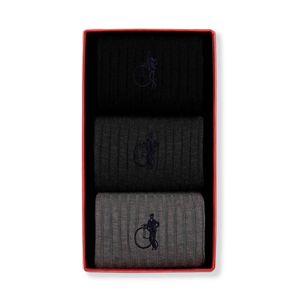 london sock company Simply Traditional 3-Pair Box
