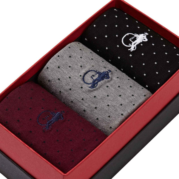 London Sock Company Spot Of Style 3-Pair Box