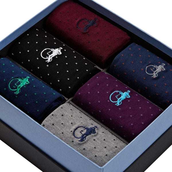 London Sock Company Spot Of Style 6-Pair Box