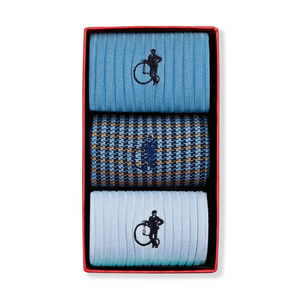 london sock company The Denim 3-pair box