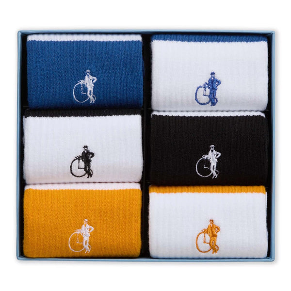london sock company Retro Stripe Collection 6-Pair Box