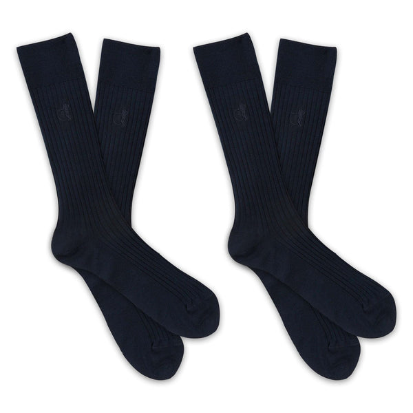 london sock company Simply Sartorial 2-Pair Royal Navy