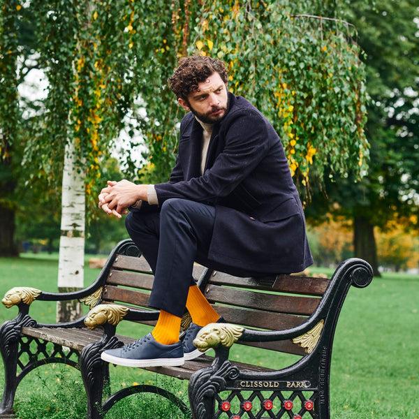 London Sock Company Simply Sartorial 2-Pair Saffron