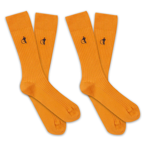london sock company Simply Sartorial 2-Pair Saffron