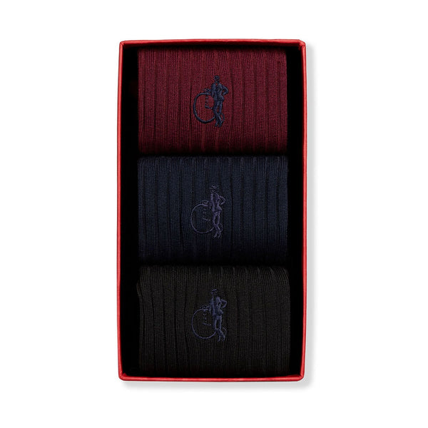 london sock company Simply Traditional II 3-Pair Box
