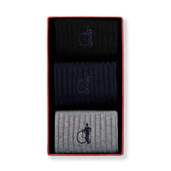 london sock company Simply Traditional III 3-Pair Box