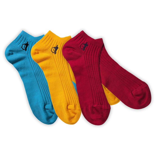 london sock company Simply Trainer Socks Colour 3 Pairs