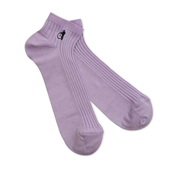 London Sock Company Simply Trainer Socks Lavender 3 Pairs