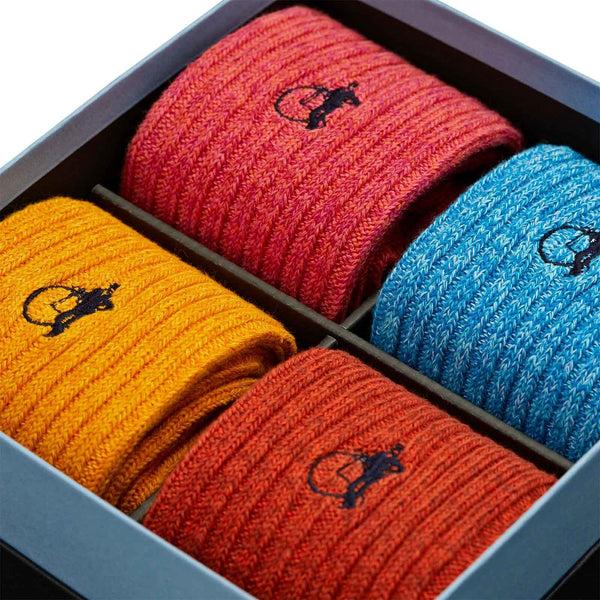 London Sock Company The Richmond Collection 4-Pair Box