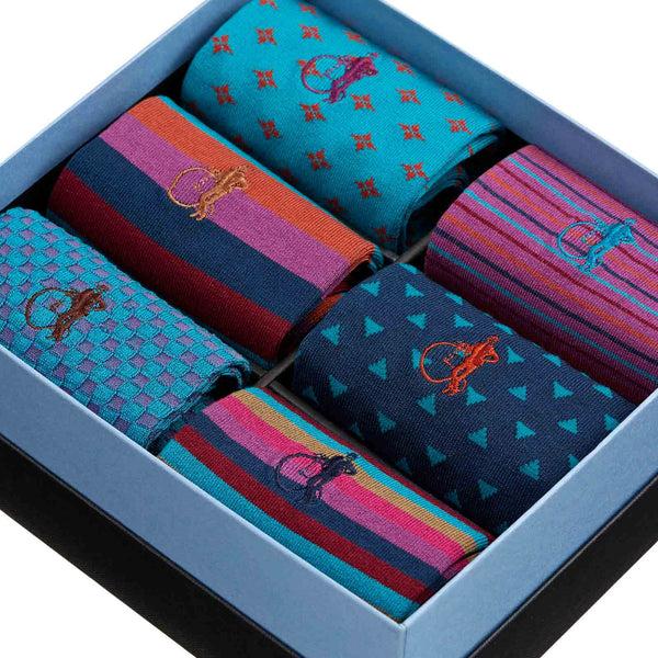 London Sock Company The Spotlight Collection 6-Pair Box