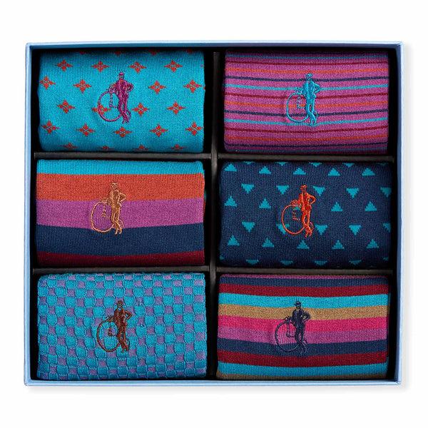 london sock company The Spotlight Collection 6-Pair Box