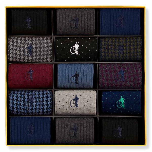 london sock company Ultimate Dash of Class 15-Pair Box