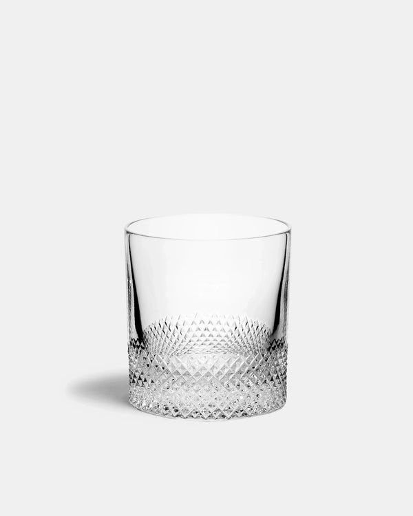 london undercover Richard Brendon Diamond Cut Crystal Double Glass