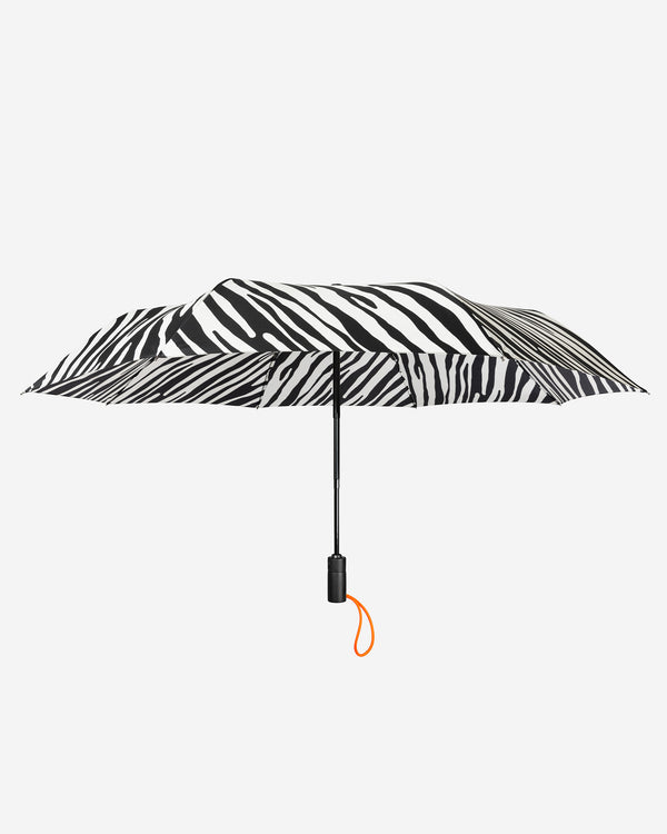 london undercover Zebra Print Auto-Compact Umbrella