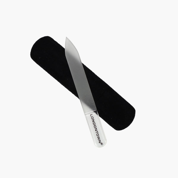 londontown Mini Glass Nail File - Clear