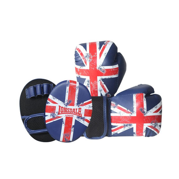 lonsdale Lonsdale Limited Edition Boxing glove and Pad Set Juniors