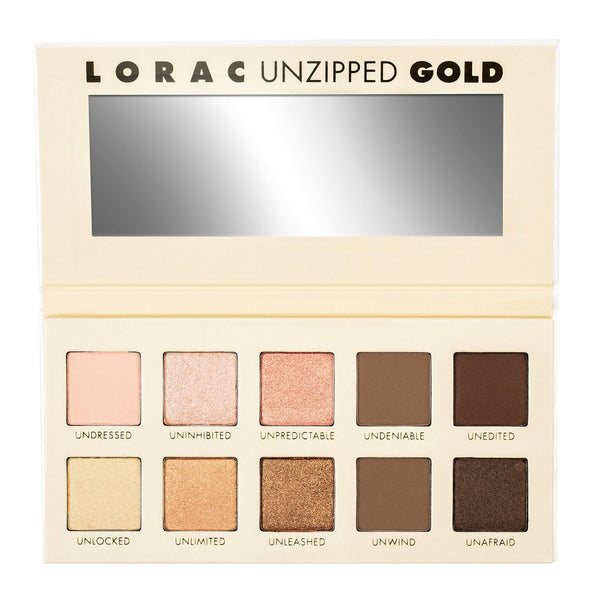 lorac UNZIPPED™ GOLD Eye Shadow Palette