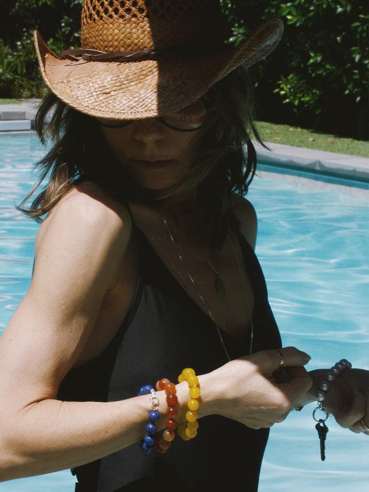 Loren Stewart Convertible Joujou Natural Stone Bag Charm / Bracelet