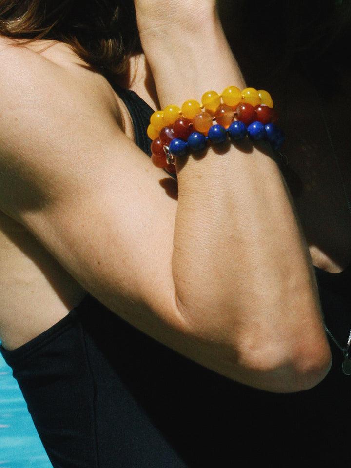 Loren Stewart Convertible Joujou Natural Stone Bag Charm / Bracelet