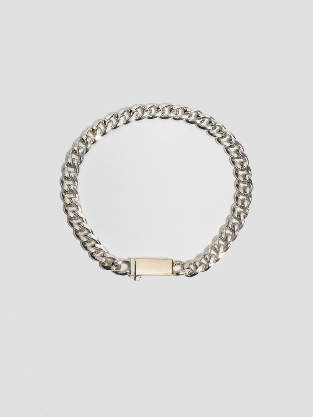 Loren Stewart Cuban Industrial ID Box Lock Bracelet