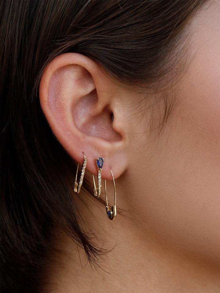 Loren Stewart Cirque Safety Pin Earring