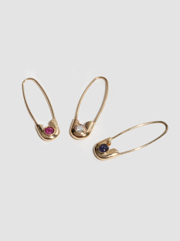 Loren Stewart Cirque Safety Pin Earring