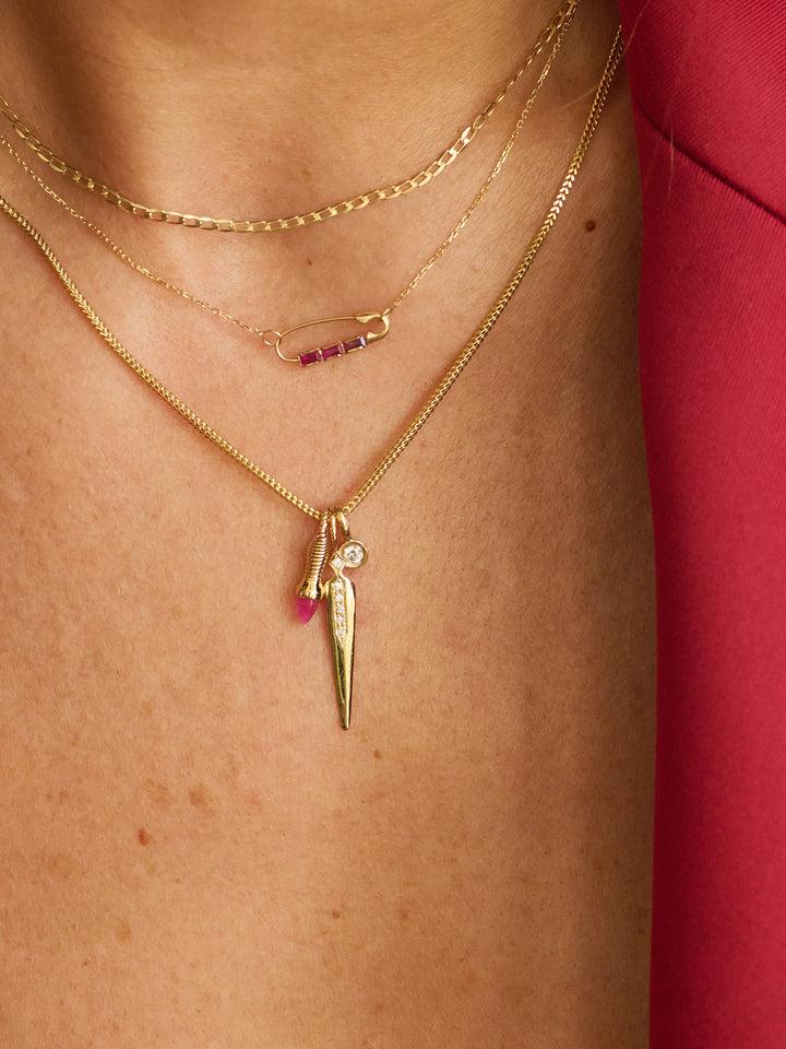 Loren Stewart Diamond Bezel Pendant