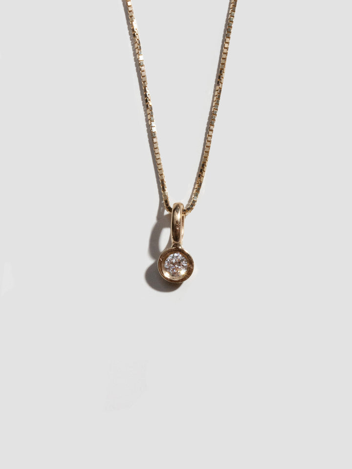 Loren Stewart Diamond Bezel Pendant