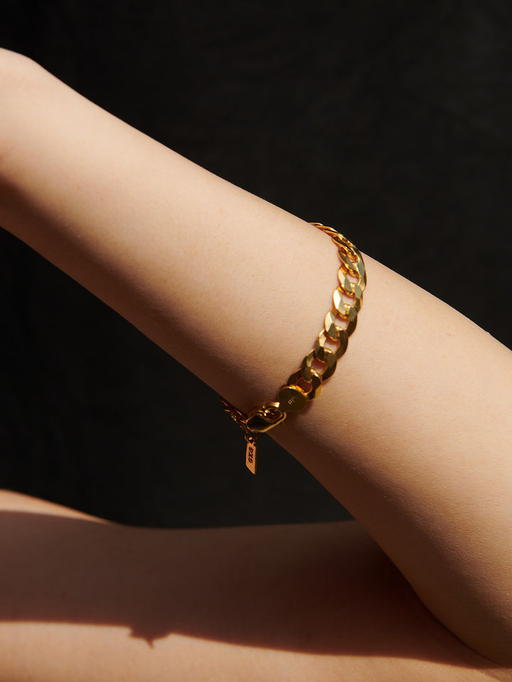 Loren Stewart Flat Curb Chain Bracelet