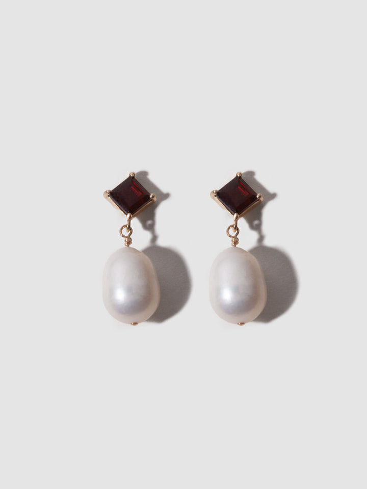 loren stewart Gem Baroque Earrings