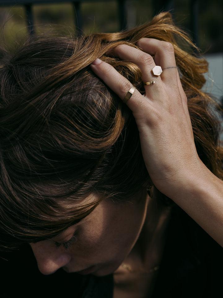 Loren Stewart Hexagon ID Signet