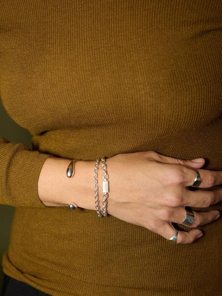 Loren Stewart ID Box Lock Cable Bracelet