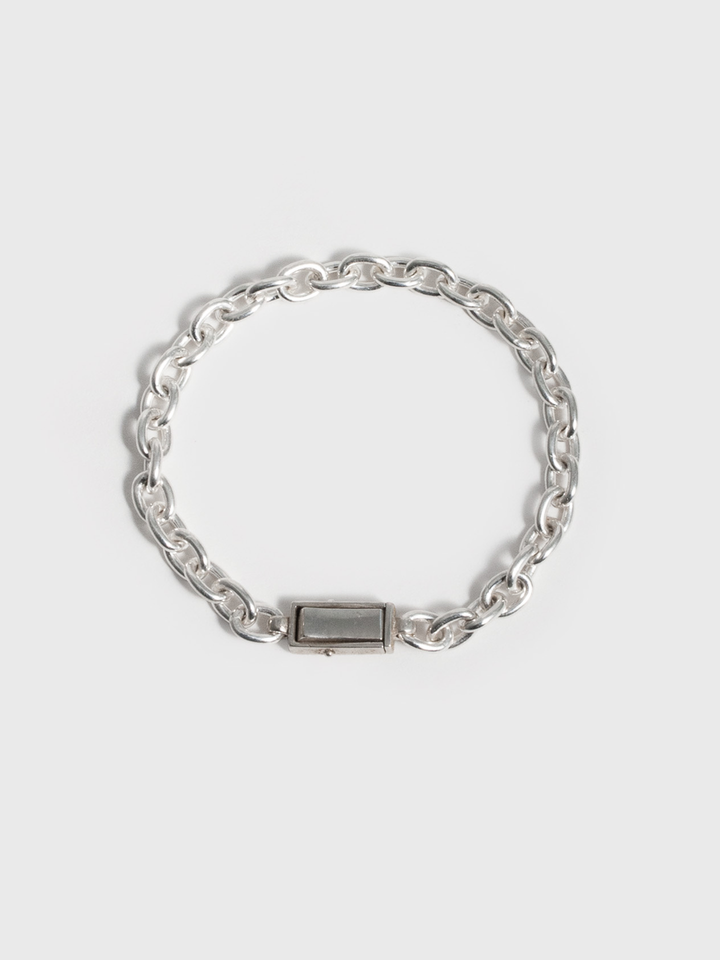 loren stewart ID Box Lock Cable Bracelet