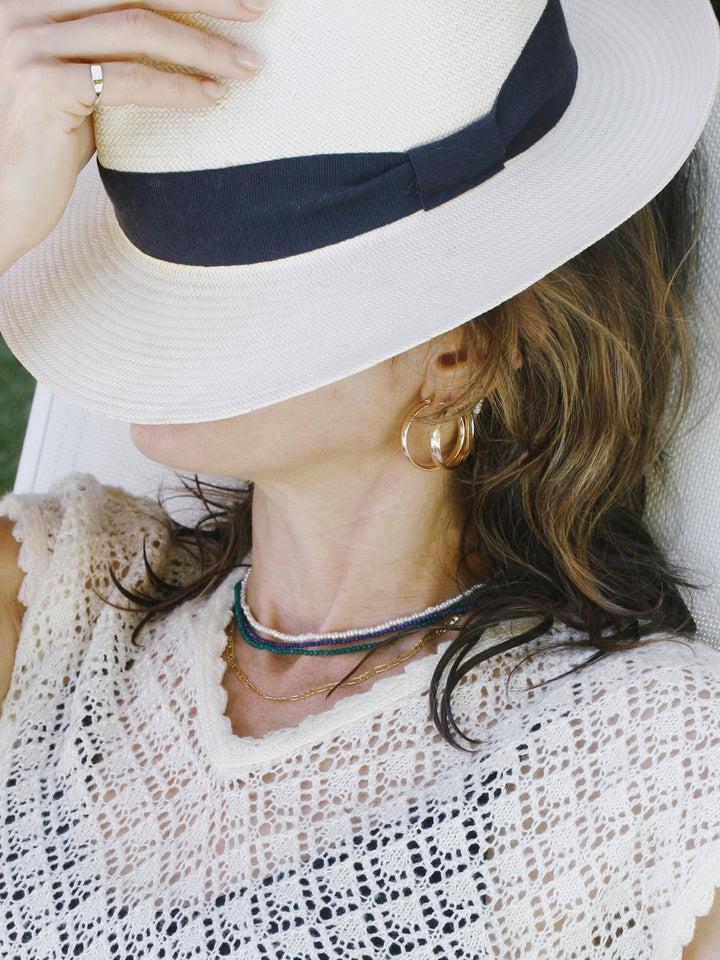 Loren Stewart La Virgen Beaded Necklace