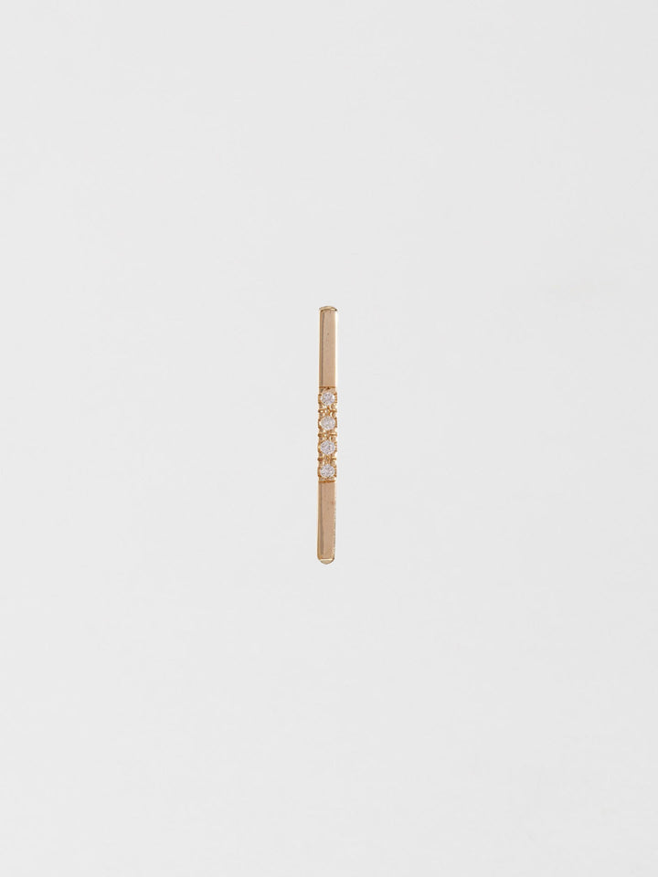 loren stewart Long Rod Diamond Stud