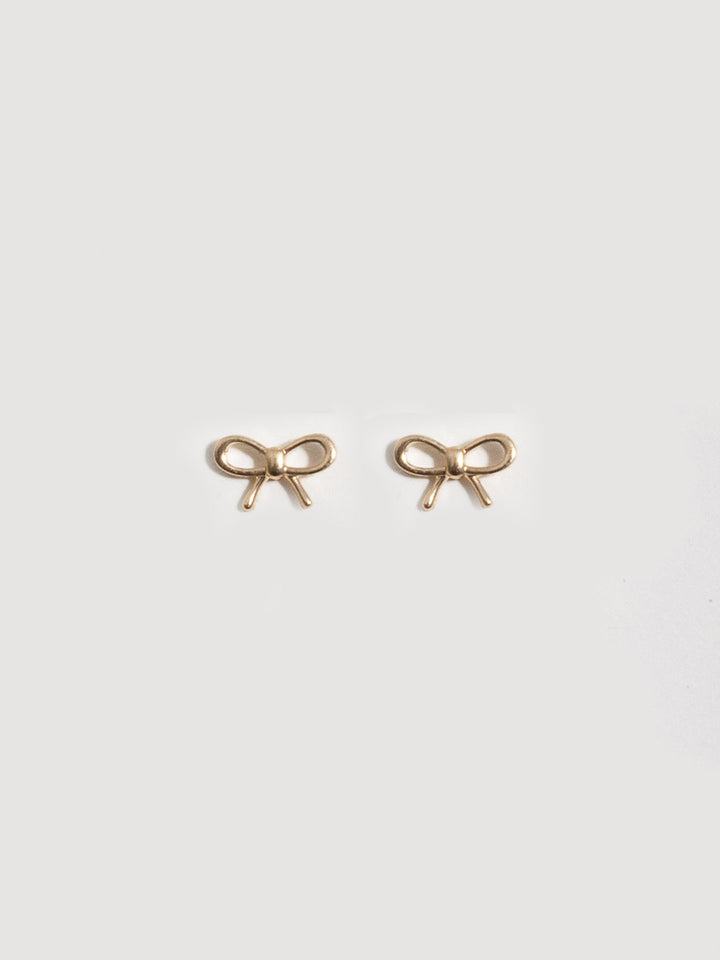 loren stewart Mini Bow Studs