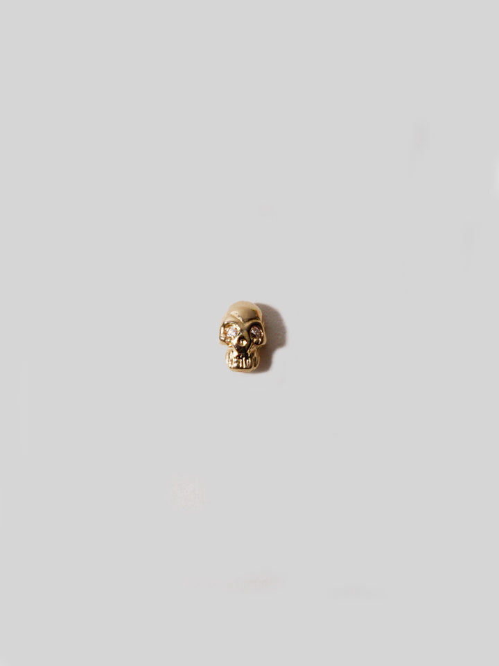 Loren Stewart Mini Diamond Skull Stud