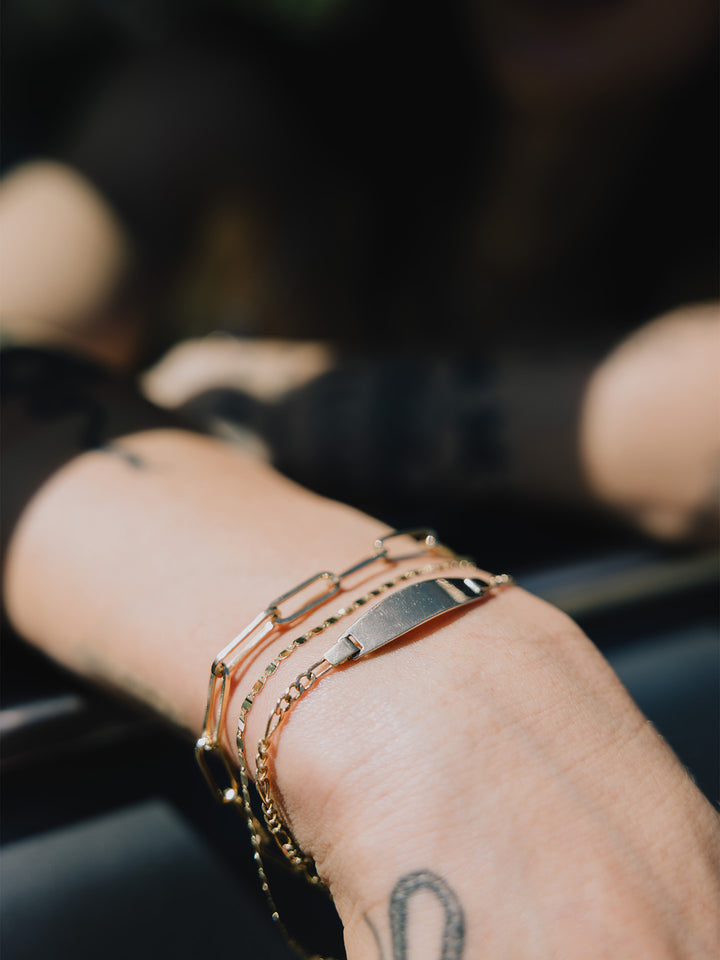 Loren Stewart Mini Ellipse ID Bracelet