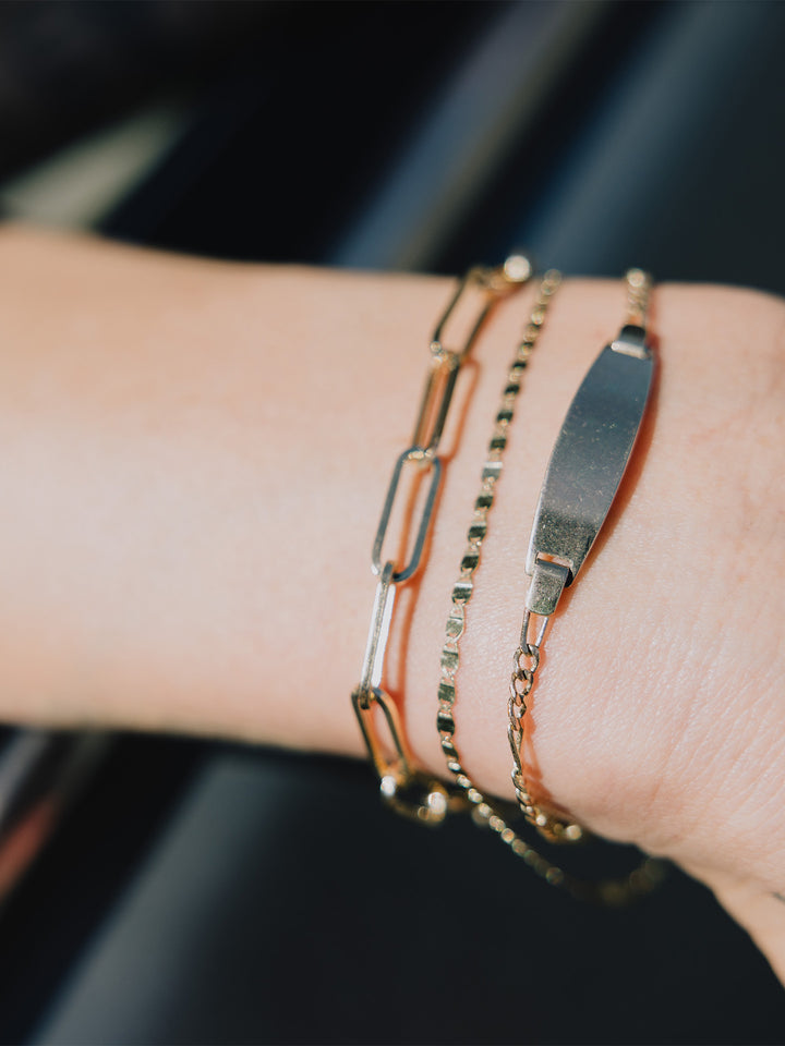 Loren Stewart Mini Ellipse ID Bracelet