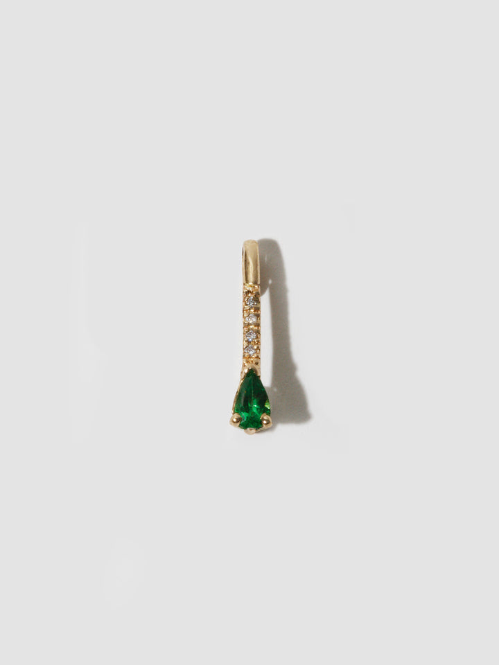loren stewart Mini Gemstone Diamond Safety Pin
