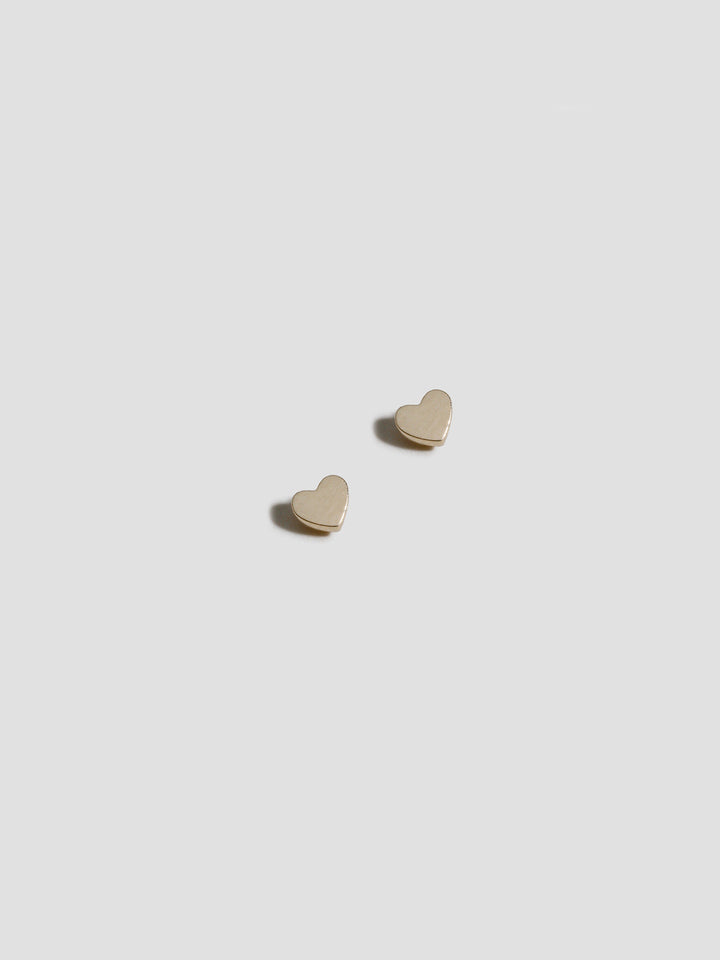 loren stewart Mini Heart Studs