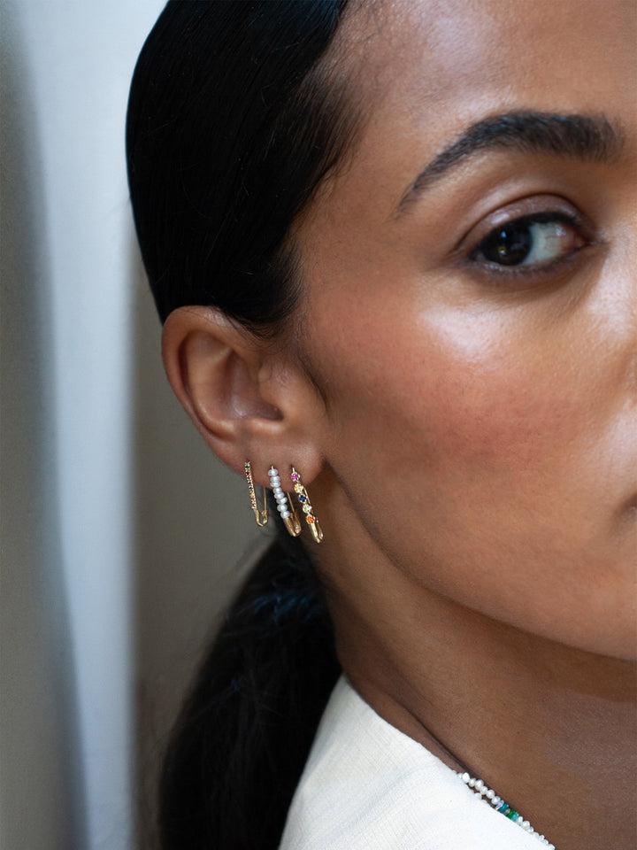 Loren Stewart Mini Rainbow Safety Pin