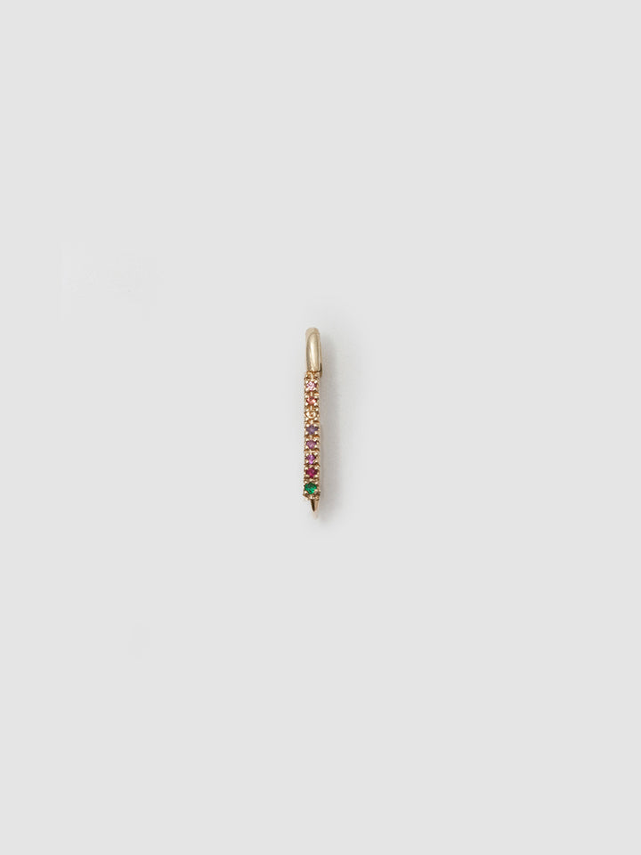 loren stewart Mini Rainbow Safety Pin
